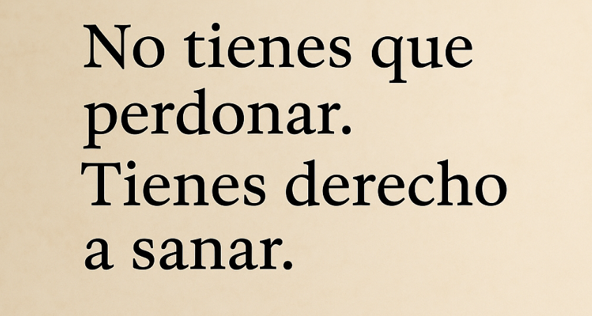 Cuando el perdón no aplica